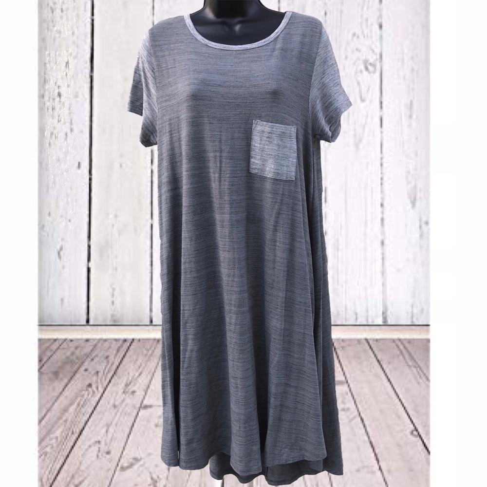 🌷2/$20🌷LulaRoe | Gray Carly Dress | Medium